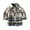 Blue, variant on Diufon Toddler Boy Girl Shirt Jacket Fall Winter Long Sleeve Warm Button Down Lapel Jacket Plaid Outwear Coat