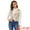 Beige, variant on Women's Faux Suede Female Short Jacket Outwear Vest M Camel