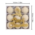 thumbnail image 2 of Christmas Ball Ornaments Reindeer Box 9-Pack, Velvet Christmas Tree Decorations with 6cm Hanging Balls for Holiday Xmas Party by OVFUIZ, 2 of 2