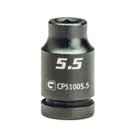 UPC: 0886352510219 | Capri Tools 5.5 mm Shallow Impact Socket  1/4-Inch Drive  6-Point  Metric