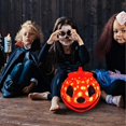 thumbnail image 4 of Linternas portátiles de calabaza de Halloween con pilas ligeras para la 17cm Yuyangstore Linterna de calabaza de Halloween, 4 of 6