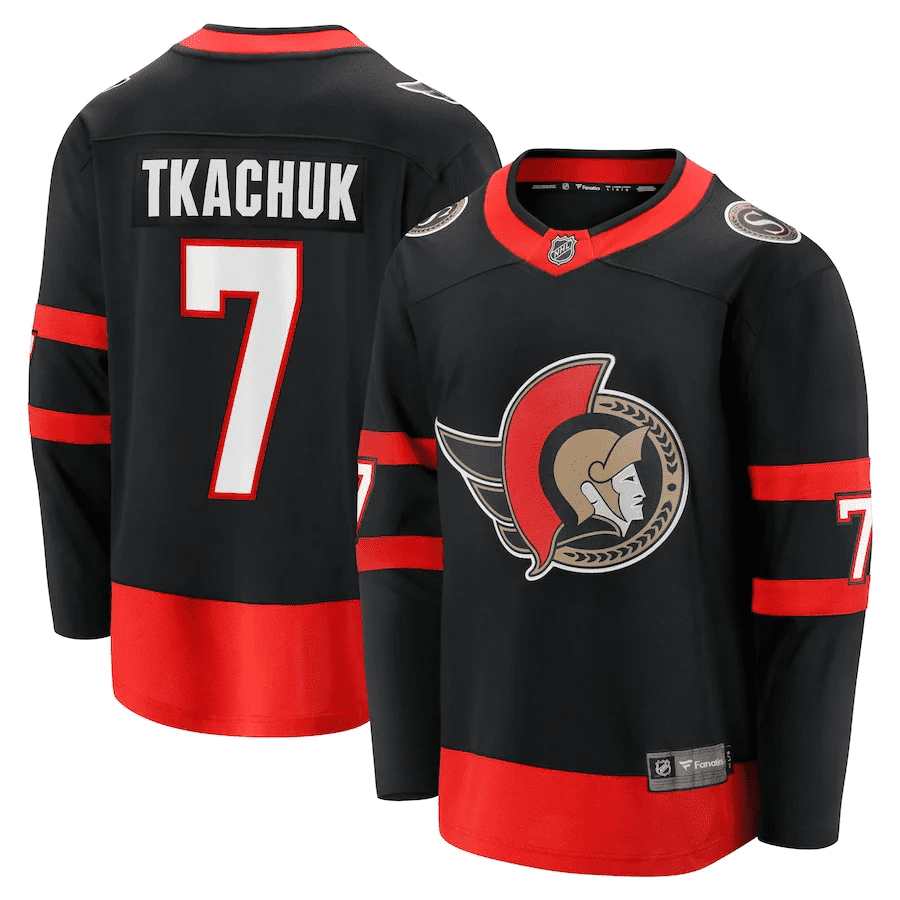 Brady Tkachuk Ottawa Senators NHL Fanatics Breakaway Home Jersey