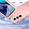 thumbnail image 3 of Dteck for Samsung Galaxy S25 Case, Military Grade Drop Protection Heavy Duty Rugged Shockproof Protection Non-Slip Phone Case for S25 Case,Rosegold, 3 of 6