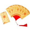 thumbnail image 1 of [6/10 Pcs] Enveloppes Rouges en Forme d'Éventail pour le Nouvel An Enveloppes Pliantes Rouges Jaunes Enveloppe Rouge Angpao, 1 of 1