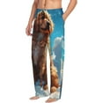 thumbnail image 6 of Pofeuu Cartoon Cloud Puppy Print Men's Pajama Pants, Soft Lounge Pajama Pants with big pockets for Men Plaid Pj Bottoms-Medium, 6 of 6