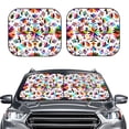thumbnail image 2 of Sikiie Mexican Bright Style Print Foldable Car Windshield Sun Visor, Car Window Sunshade Suitable for Sedan, SUV and Truck Car Accessories-Medium, 2 of 6