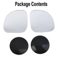 thumbnail image 2 of 2 Pcs Wide Angle Convex Car Blind Spot Round Stick-On Side View Rearview Mirrors by Coconut Ok, 2 of 10
