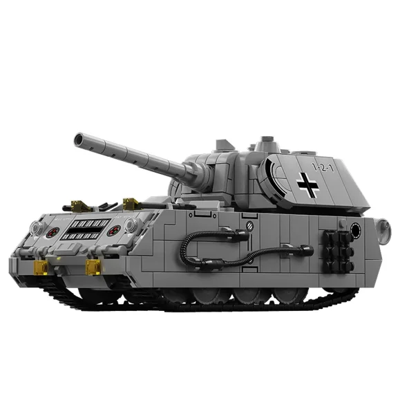Honchoes Panzer VIII Maus Tank Building Set Compatible with Lego Army WW2 Model for Adults Boys 802 Pcs