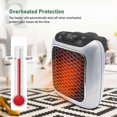 thumbnail image 5 of Mini Fan Heater, Fan Heater Socket, Socket Heater, Fan Heater, 800 Watt,Remote Control EU Plug, 5 of 5