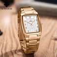 thumbnail image 6 of Square Watches for Men Stainless Steel Mens Square Watch with Date Original Waterproof Analog Quartz Fashion Business Casual Wristwatch, 6 of 7