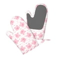 thumbnail image 5 of Hirioo Cartoon Pig for Silicone Oven Mitts for BBQ, Baking, Cooking, Set of 2, Heat Resistant 260℃, Non-Slip Kitchen Essentials, 5 of 6