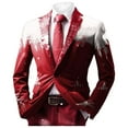 thumbnail image 3 of Boho For Mens Breasted Two Button Retro Ethnic Style Suits Open Front Business Casual Jacket Men'S Blazers & Suit Jackets, 3 of 3