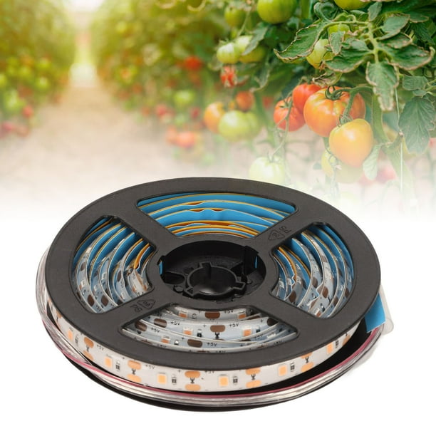 Tira De Luz Para Cultivo De Plantas, Lámpara De Crecimiento De Plantas Alimentada Por USB Cortable, Espectro Completo Estable Para Jardín