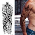 thumbnail image 1 of Etiquetas Engomadas Del Tatuaje Del Tótem Kit de pegatinas de arte de diseño creativo de tatuaje de dibujos animados 3D para fiesta (6) Wdftyju Libre de BPA, 1 of 3