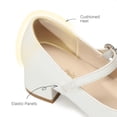 thumbnail image 6 of DREAM PAIRS Girls Mary Jane Low Heel Dress Shoes Flower Party Wedding Pumps for Little and Big Kids, 6 of 6