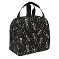 thumbnail image 2 of Easygdp Happy Skeletons Dancing Bolsa Térmica Premium - Tela Oxford Impermeable, Gran Capacidad, Bolsillo Frontal, Unisex para Trabajo, Escuela, Actividades al Aire Libre y Picnics, 2 of 8