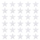 thumbnail image 1 of Pequeño 5Estrellas Termoadhesivos Parches Bordado Coser Parches Apliques Prenda Adornos para Ropa Reparación Mochila Zapatos Decoración Blanco Paquete de 30, 1 of 6