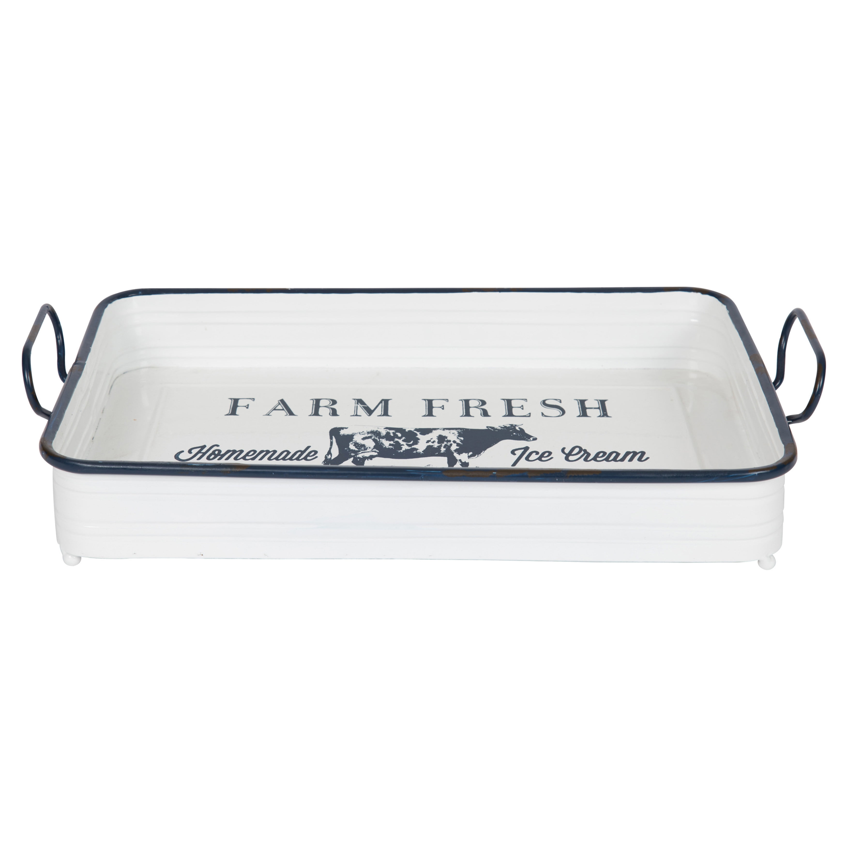 Small Rectangular Tray - Enamelware