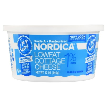 Nordica Lowfat Cottage Cheese 12 Oz Walmart Com