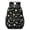 Alien Skull Black Pattern, variant on Alien Rocket Deep Blue Pattern 17" Waterproof Oxford School Backpacks for Teens, S-Shape Padded Straps, for School, Travel, Hiking, Camping
