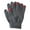 Gray, variant on Knitted Full Finger Gloves Stretchy Crochet Gloves Nail Polish Printed Glove
