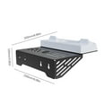 thumbnail image 7 of Wall Mount Kit & Charging Station W/ Headset Holder Shelf Floating Mount Wall Stand for PS5 and PS5 Slim Consoles Disc & Digital (Black), 7 of 7