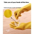 thumbnail image 5 of Reusable Household Gloves, Rubber Dishwashing gloves, Extra Thickness, Long Sleeves, Kitchen Cleaning, Working, Painting, Gardening, Pet Care, 5 of 6