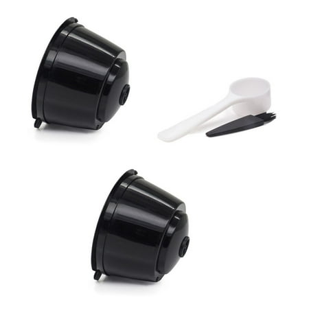 

Cogfs coffee capsule cup filter 2 sets including coffee spoon brush