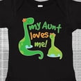 thumbnail image 4 of Inktastic My Aunt Loves Me Nephew Boys Baby Bodysuit, 4 of 5