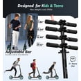 thumbnail image 2 of LNOW Kick Scooter for Ages 5+, Kid, Teens & Adults,Max Load 220 LBS,8IN Big Wheels,4 Adjustable Levels,Lightweight, Foldable, 2 of 15