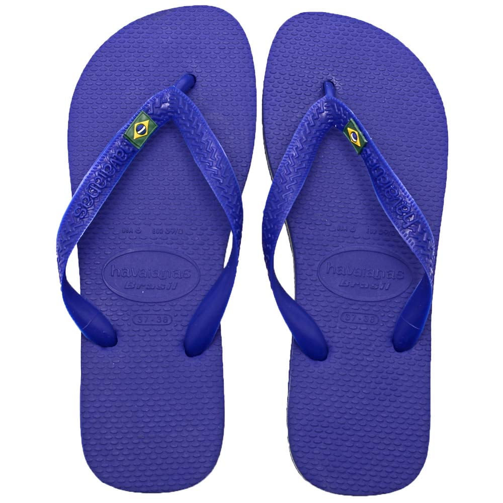 Havaianas Unisex Adult Brazil Flip Flop Marine Blue Sandals 6M/7-8W US/38BR