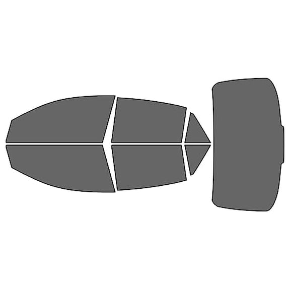 Rvinyl Window Tint Kit Compatible with Kia Rio 2018-2023 (Sedan) - Complete Precut Kit - 35%