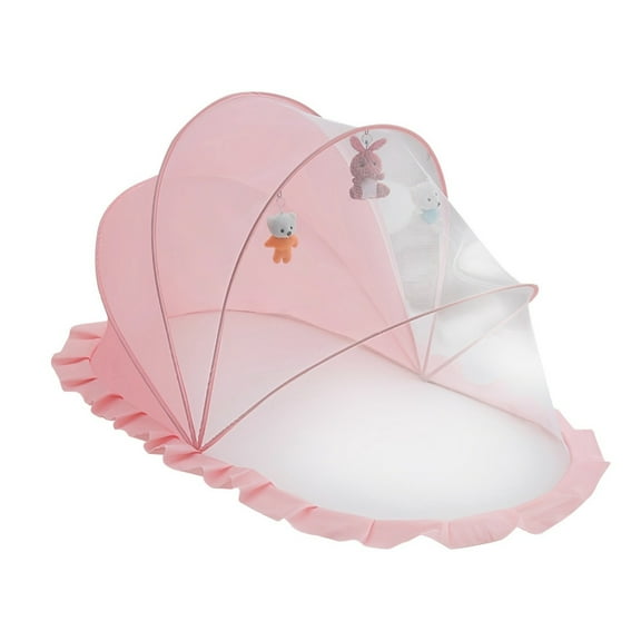 Mongolian Yurt Baby Mosquito Net - Foldable Crib Cover, Full Face Protection | Bottomless Mosquito Proof Net