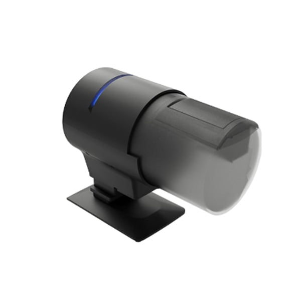 Greeniant Dispensador inalámbrico para estanque, alimentador portátil de alimentos para peces con ahorro de energía, pantalla LCD, temporizador de Piezas de acuario Generación 2/Negro Greeniant PT004183-01
