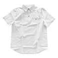 thumbnail image 3 of Men's Short Sleeve Casual Shirts Polyester Solid Color Classic Fit Summer, 3 of 4