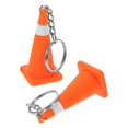 thumbnail image 1 of Mini Traffic Cone Keychain 10Pcs Cute Construction Pendant For Boys And Girls Car Interior Decoration, 1 of 5