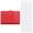 Red, variant on 1 Case: A6 Black PU Leather Budget Notebook with 12 Zipper Pockets, 6-Ring Loose-Leaf Binder, Money Organizer for Bill Tracking and Savings, Compact Financial Wallet, By Harlik
