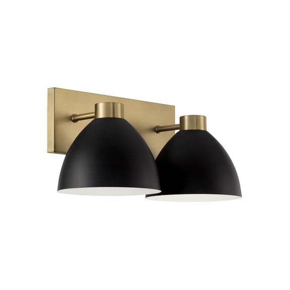 Capital Lighting 152021 Ross 2 Light 17" Wide Vanity Light - Black