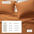 thumbnail image 3 of Great Bay Home Detailed Channel Stitch Microfiber All-Season Quilt Set With Shams (Twin, Copper), 3 of 6