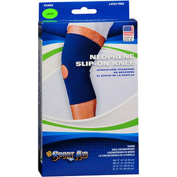 Sport Aid Neoprene Hinged Knee Support Brace, Large