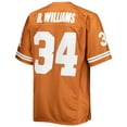 thumbnail image 3 of Men's Mitchell & Ness Ricky Williams Texas Orange Texas Longhorns Big & Tall Throwback Jersey, 3 of 3