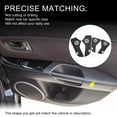 thumbnail image 3 of Adhesivo de cuero anti patada para la puerta del coche Unique Bargains para Porsche Panamera 2010-2014, protector de borde lateral del panel de la puerta, respaldo adhesivo negro, 1 juego, 3 of 6