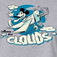 thumbnail image 3 of Mickey & Friends - Above The Clouds - Juniors Cropped Cotton Blend T-Shirt, 3 of 5