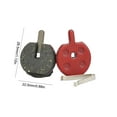 thumbnail image 2 of Bike Brake Pads Sturdy Disc Parts Replacement Components Bicycles Fittings Bike Replace Part Semi-Metallic Cycling Braking Pad Type 26, 2 of 6