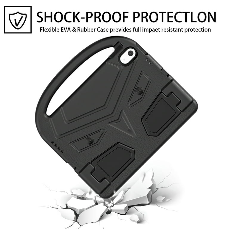 iPad 10th Generation Case 10.9 Inch 2022, TECH CIRCLE iPad 10.9 inch Case  with Kickstand Heavy Duty Shockproof Rugged Protective Hybrid Three Layer