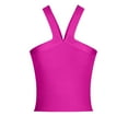 thumbnail image 6 of Giftesty Hot Pink Tank Top for Women Women's Spring and Summer Strap Open Back Strap Tank Top Knitted Tight Top, 6 of 8