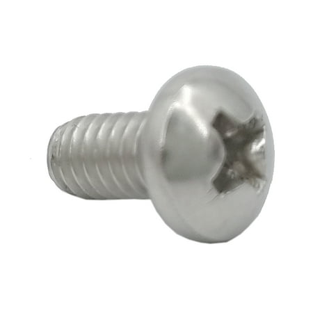 

FixtureDisplays® 8-32 X 5/16 Stainless Pan Head Machine Screws Full Thread Phillips Drive Stainless Steel 18-8 Machine Thread 312218