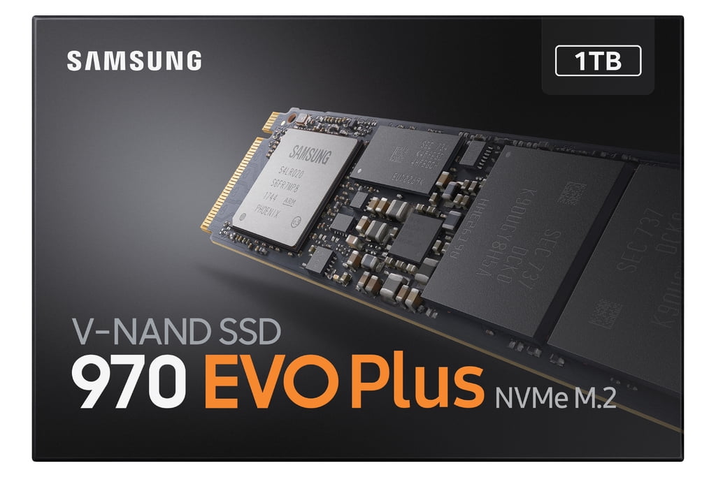 dyd Siden Næsten SAMSUNG SSD 970 EVO Plus Series - 1TB PCIe NVMe - M.2 Internal SSD -  MZ-V7S1T0B/AM - Walmart.com