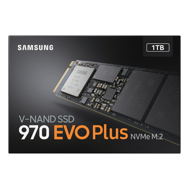 måtte legeplads plan SAMSUNG SSD 970 EVO Plus Series - 1TB PCIe NVMe - M.2 Internal SSD -  MZ-V7S1T0B/AM - Walmart.com