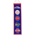thumbnail image 1 of Winning Streak Sports 48003 Detroit Pistons Heritage Banner, 1 of 3